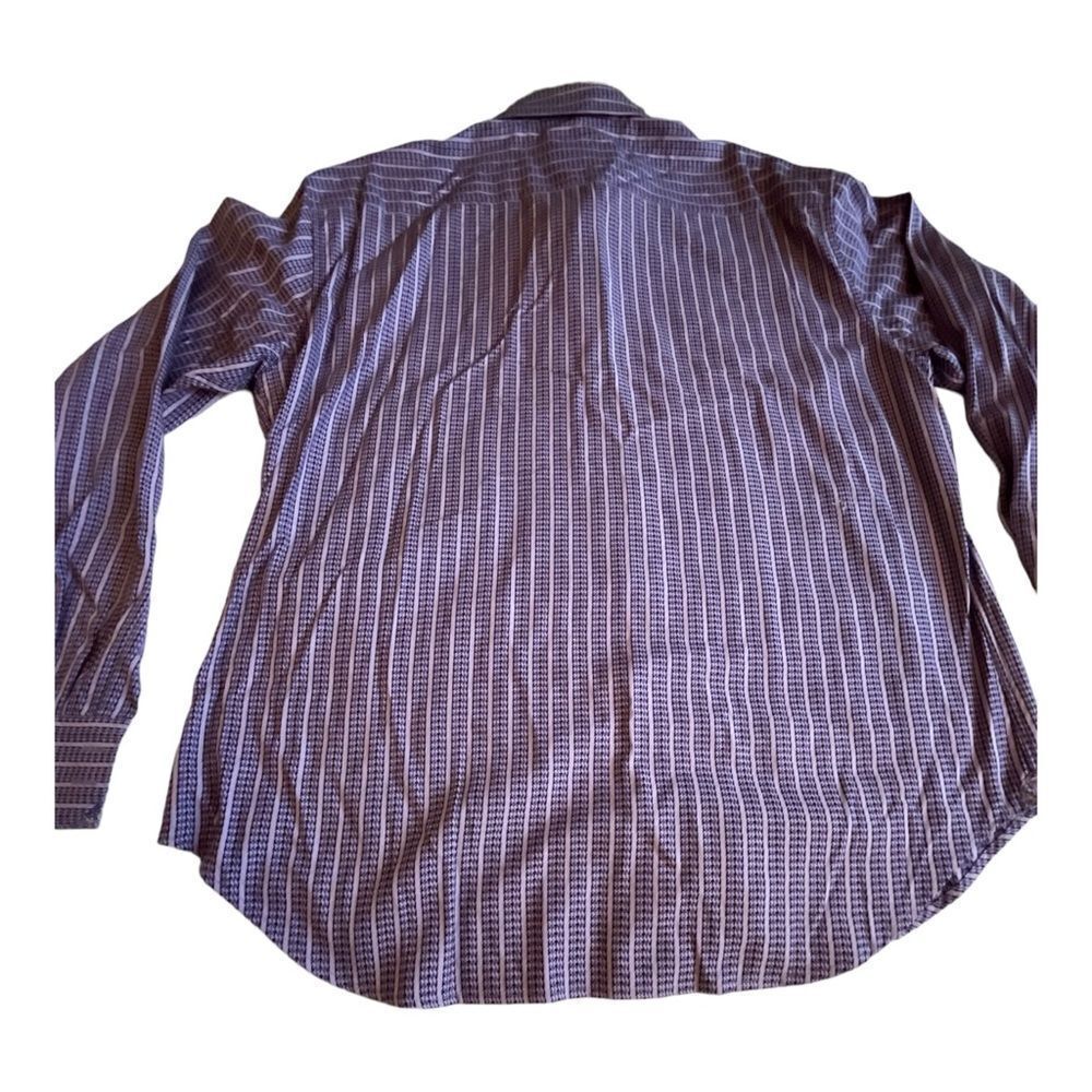Robert Graham Men’s Purple Button Up long sleeve Dress Shirt Size 2XL - Picture 7 of 16